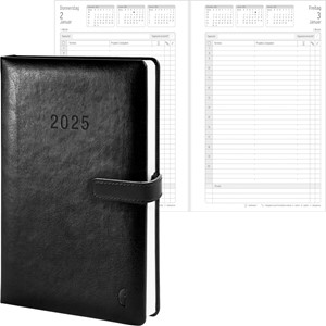 Avery Zweckform 50815xxx - Chronoplan Chronobook 2015, ca. A5, Tagesplan, schwarz