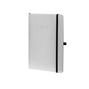 Avery Zweckform 50939 - Chronoplan Chronobook Buchkalender 2019, ca. A5, Wochenplan, weiß