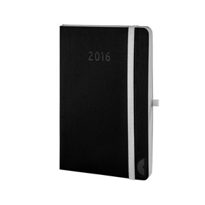 Avery Zweckform 50966xxx - Chronoplan Chronobook 2016, Mini, Black Edition, Wochenplan, schwarz