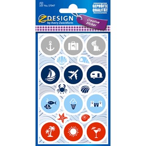 Z-Design 57047 - Deko Sticker, Maritim
