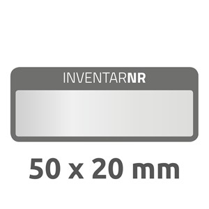 Avery Zweckform 6905 - Inventar-Etiketten, 50 x 20 mm, schwarz