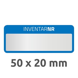 Avery Zweckform 6906 - Inventar-Etiketten, 50 x 20 mm, blau