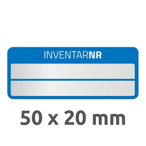 Avery Zweckform 6910 - Inventar-Etiketten, 50 x 20 mm, blau