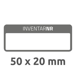 Avery Zweckform 6917 - Inventar-Etiketten, 50 x 20 mm, schwarz