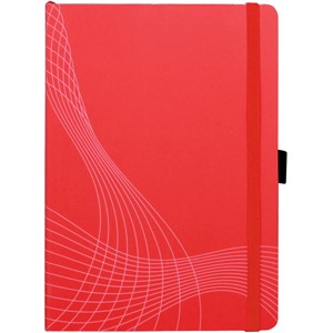 Avery Zweckform 7039 - Softcover Notizbuch notizio, gebunden, kariert, DIN A5, rot