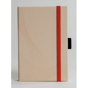 Avery Zweckform 7048 - Hardcover Notizbuch notizio, kariert, A6, beige