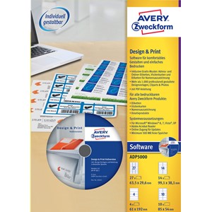 Avery Zweckform ADP5000 - Design & Print Software