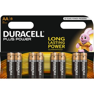 Duracell DUR017764 - Plus Power Batterien, AA  8er Pack