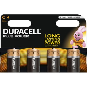 Duracell DUR019126 - Plus Power Batterien, C 4er Pack