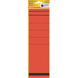 Avery Zweckform L4811-10 - Einzel-Ordner-Etiketten, 297 x 61 mm, rot