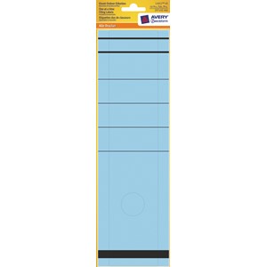 Avery Zweckform L4812-10 - Einzel-Ordner-Etiketten, 297 x 61 mm, blau