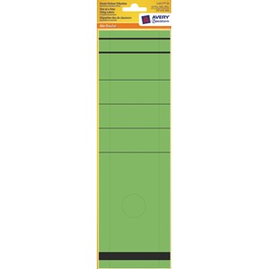 Avery Zweckform L4813-10 - Einzel-Ordner-Etiketten, 297 x 61 mm, grün