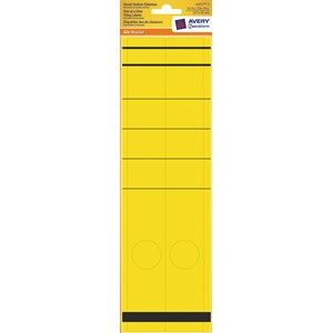 Avery Zweckform L4819-5 - Einzel-Ordner-Etiketten, 297 x 38 mm, gelb