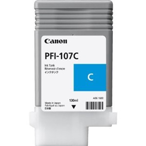 Canon 6706B001 - CANON PFI-107C Tintenpatrone, cyan, Standardkapazität