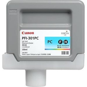 Canon 1490B001 - CANON PFI-301PC Tintenpatrone, foto cyan, Standardkapazität