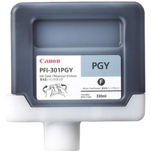 Canon 1496B001 - CANON PFI-301PGY Tintenpatrone, foto grau, Standardkapazität