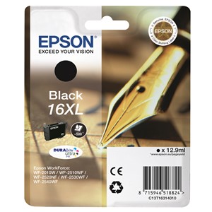 Epson C13T16314012 - 16XL Tintenpatrone schwarz