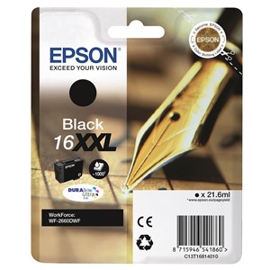 Epson C13T16814012 - EPSON 16XXL Tintenpatrone, schwarz, Extra hohe Kapazität