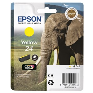 Epson C13T24244012 - 24 Tintenpatrone yellow
