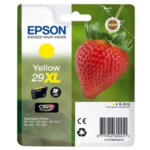 Epson C13T29944012 - 29XL Tintenpatrone, yellow, hohe Füllmenge