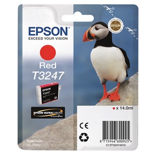 Epson C13T32474010 - 32 Tintenpatrone, rot