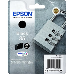 Epson C13T35814010 - T3581 Tintenpatrone, schwarz