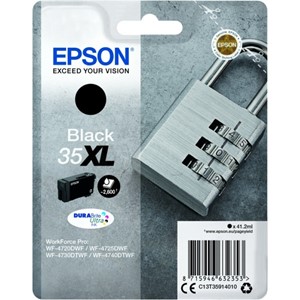 Epson C13T35914010 - T3591 Tintenpatrone, schwarz, hohe Füllmenge