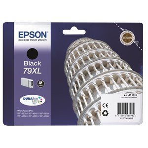Epson C13T79014010 - 79XL Tintenpatrone, schwarz, hohe Füllmenge