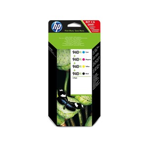 HP C2N93AE - 940XL Tintenpatronen Mulitpack, schwarz, cyan, magenta, yellow, hohe Kapazität