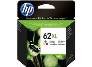 HP C2P07AE - 62XL Tintenpatrone dreifarbig, hohe Kapazität