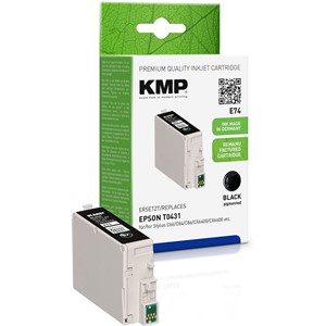 KMP 1005,4001 - Tintenpatrone, schwarz, kompatibel zu Epson T0431