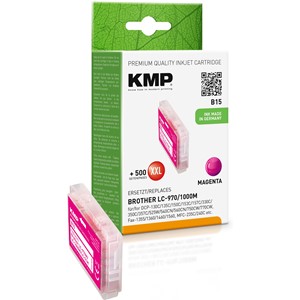 KMP 1060,0006 - Tintenpatrone, magenta, kompatibel zu Brother LC-970M