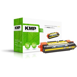 KMP 1116,0009 - Tonerkassette, yellow, kompatibel zu HP Q2672A