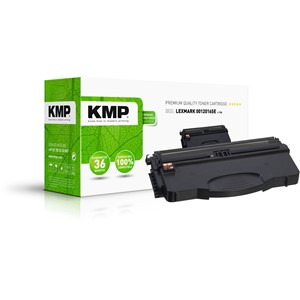 KMP 1168,0000 - Tonerkassette, schwarz, kompatibel zu Lexmark 0012016SE