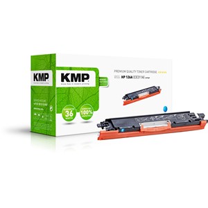 KMP 1226,0003 - Tonerkassette, cyan, kompatibel zu HP 126A (CE311A)