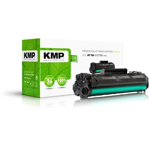 KMP 1230,0000 - Tonerkassette, schwarz, kompatibel zu HP CE278A