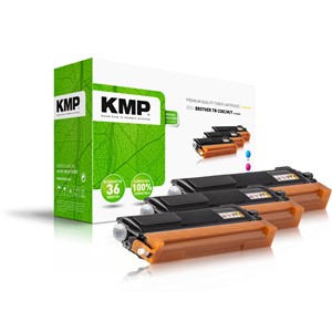 KMP 1242,0030 - Tonerkassetten Multipack, cyan, magenta, yellow, kompatibel zu TN230C, TN230M, TN230Y