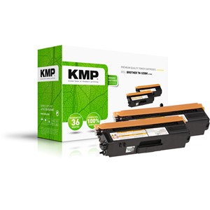 KMP 1243,HC21 - Tonerkassetten Doppelpack, schwarz, kompatibel zu TN325BK