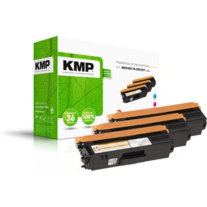 KMP 1243,HC30 - Tonerkassetten Multipack, cyan, magenta, yellow, kompatibel zu TN325C, TN325M, TN325Y