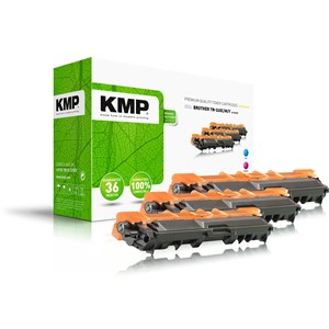 KMP 1245,3030 - Tonerkassetten Multipack, cyan, magenta, yellow, kompatibel zu TN245C, TN245M, TN245Y