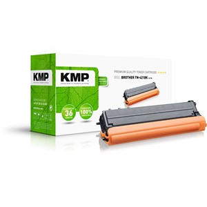 KMP 1265,0000 - Tonerkartusche, schwarz, kompatibel zu Brother TN421BK