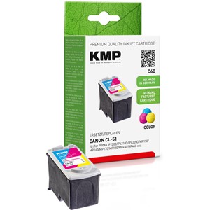 KMP 1501,HC30 - Tintenpatrone, color, kompatibel zu Canon CL-51