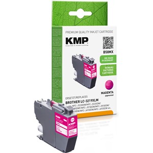 KMP 1538,4006 - Tintenpatrone, magenta, kompatibel zu Brother LC3219XLM
