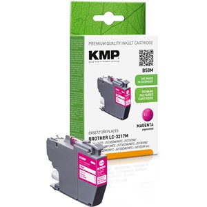 KMP 1538,4806 - Tintenpatrone, magenta, kompatibel zu Brother LC3217M