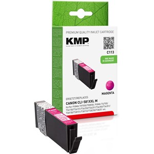 KMP 1578,0206 - Tintenpatrone, magenta, kompatibel zu Canon CLI-581MXXL