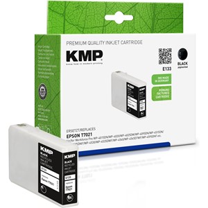 KMP 1620,4001 - Tintenpatrone, schwarz, kompatibel zu Epson T7021