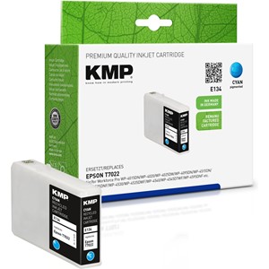 KMP 1620,4003 - Tintenpatrone, cyan, kompatibel zu Epson T7022