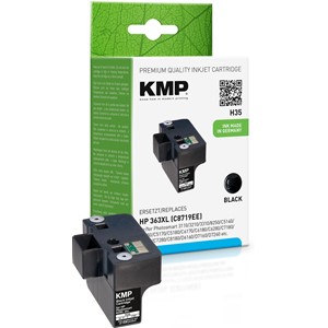 KMP 1700,0001 - Tintenpatrone schwarz, kompatibel zu HP C8719E
