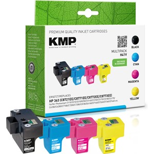 KMP 1700,0050 - Vorteilspack kompatibel zu HP 363er Serie