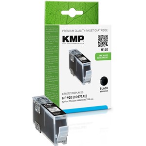 KMP 1717,8051 - Tintenpatrone, schwarz, kompatibel zu HP 920 (CD971AE)